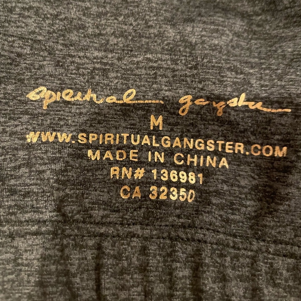 Spiritual Gangster Crop Tank - Picture 3 of 4